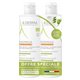 A-DERMA EXOMEGA CONTROL GEL MOUSSANT EMOLLIENT ANTI-GRATTAGE PEAUX SECHES A TENDANCE ATOPIQUES LOT 2X 500ML PACK ECO-CONCU